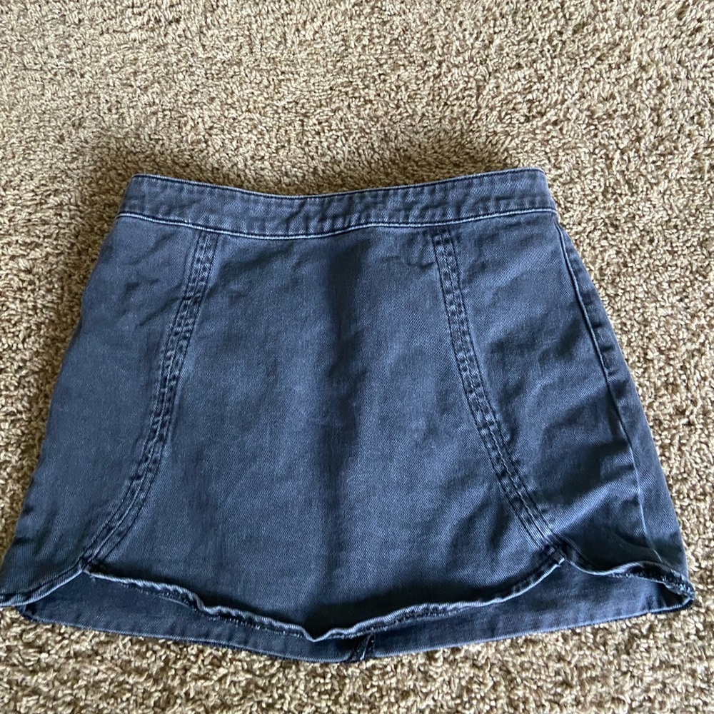 Pacsun black denim skirt